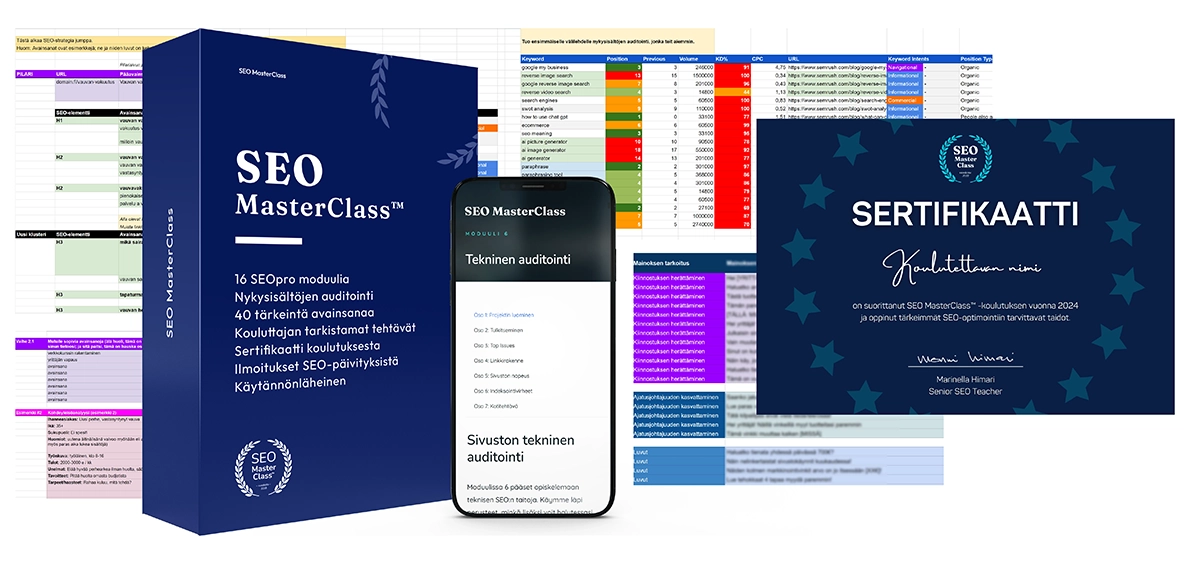 SEO MasterClass -koulutusohjelma